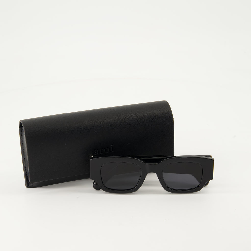 Lunettes Lunettes de soleil AMI de Coeur Ami PARIS Noir Unisexe