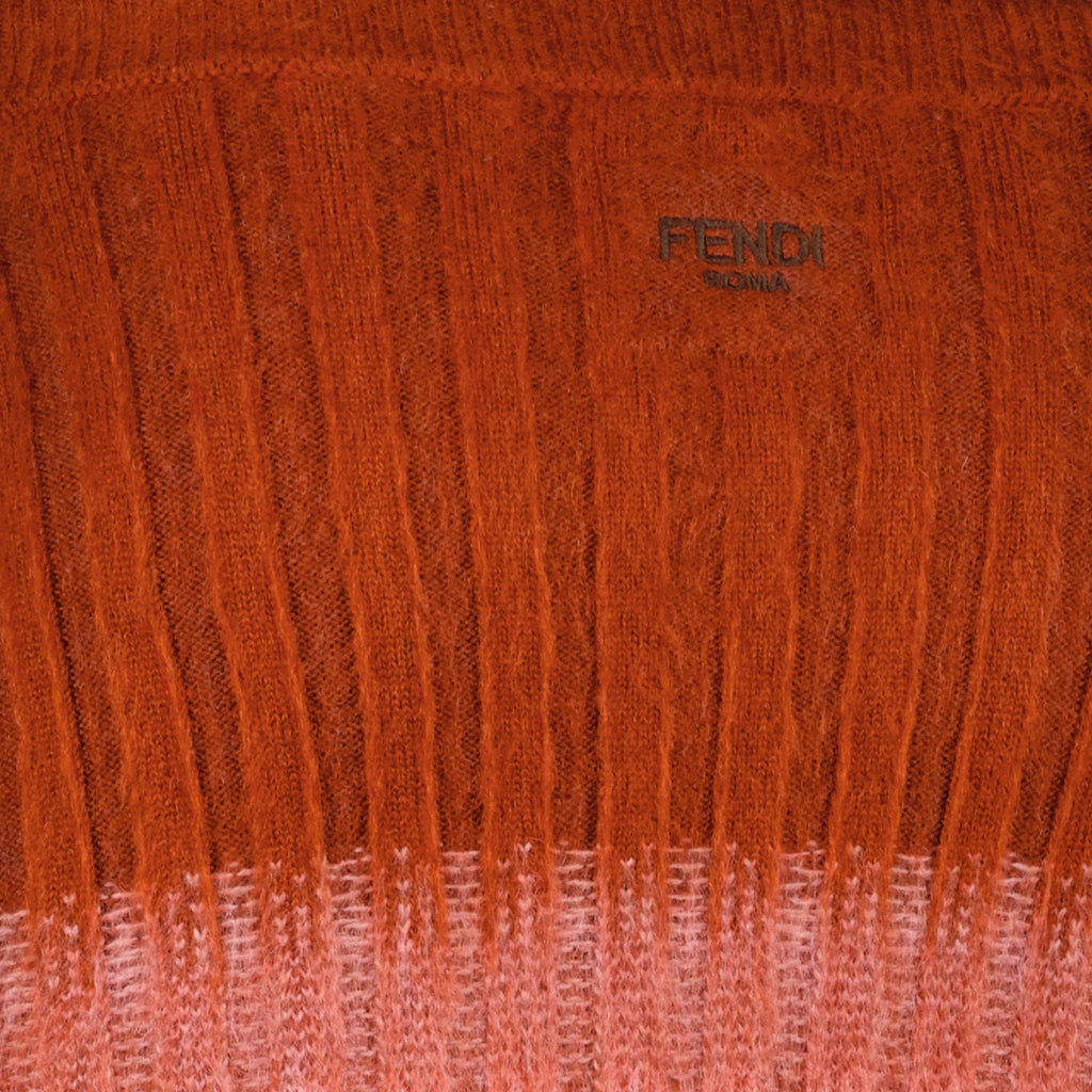 Imagem da saia de mohair e lã multicolorida da marca Fendi para Mulheres - Coleção Outono-Inverno 2025 - Vista Detalhada_1