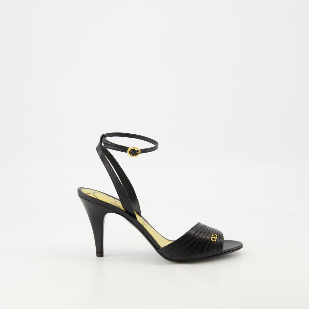 Scarpe aperte Ladycrush Sandali con Tacchi Valentino Garavani Nero Femme
