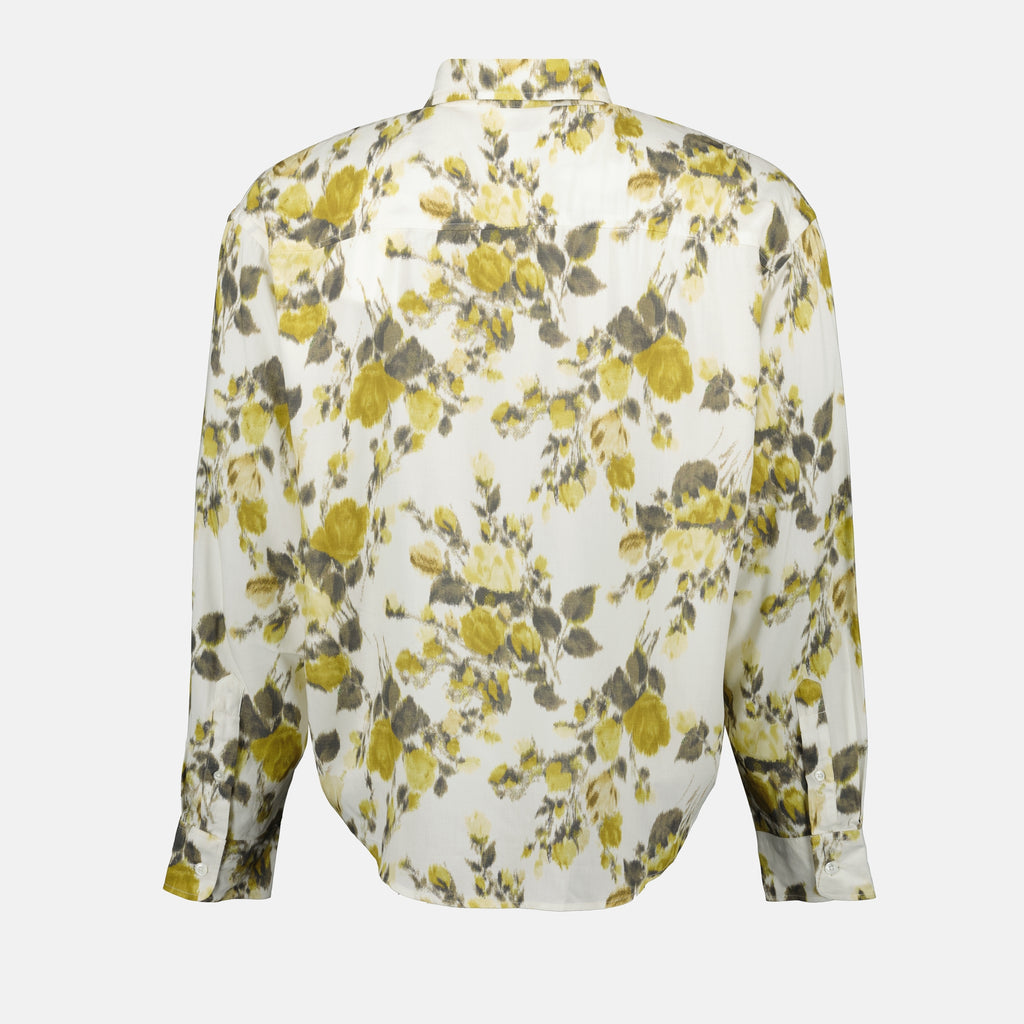 Immagine della camicia a fiori del marchio Ami PARIS per Unisex - Stagione Autunno-Inverno 2025 - Vista Dettagliata_2
