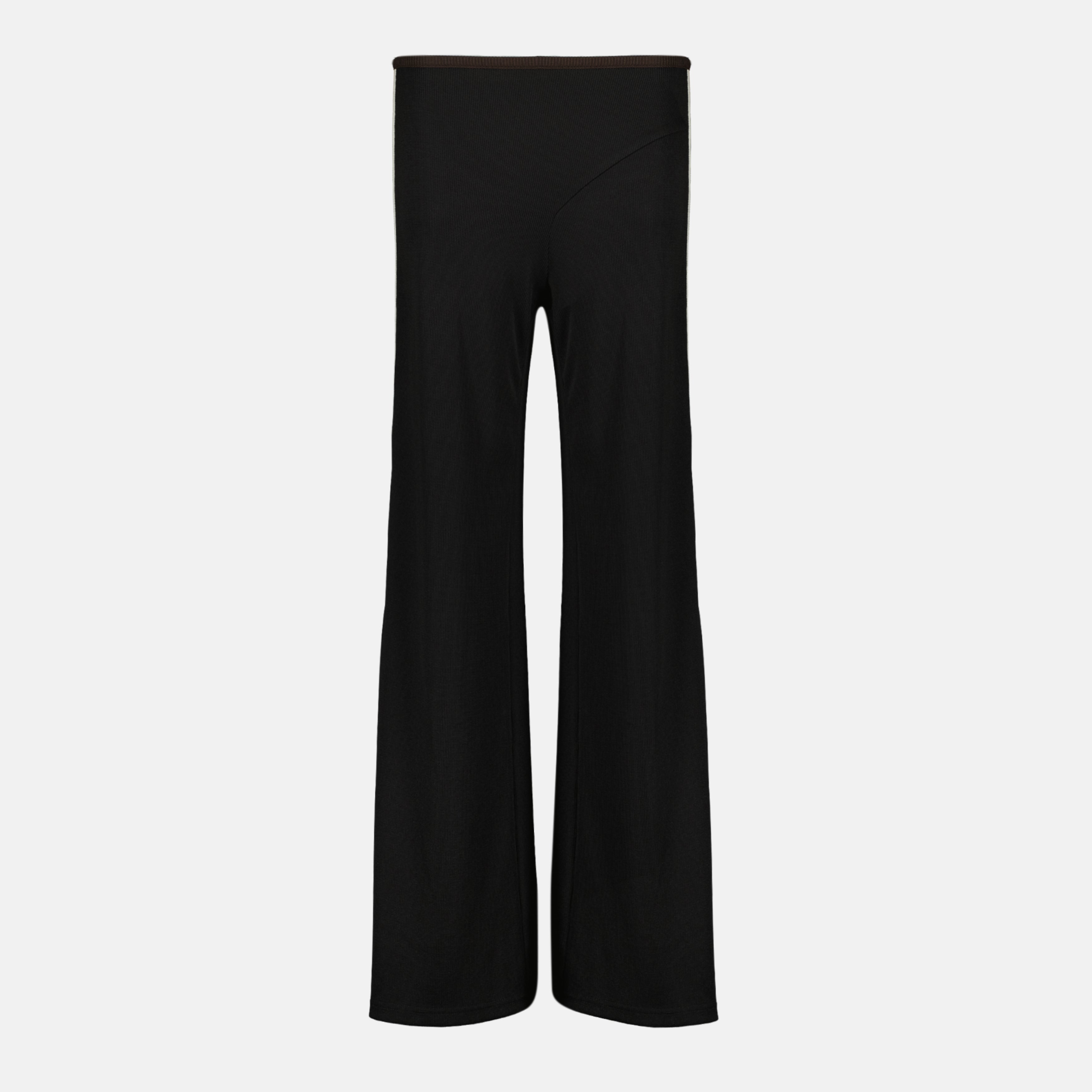 Imagen del Pantalón de Chándal a Rayas Negros de Christopher Esber para Mujer - Temporada Primavera-Verano 2026 - Vista Frontal