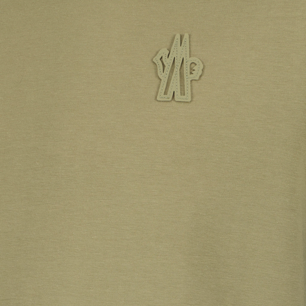 T-shirts Conjunto de tres camisetas de algodón en negro, beige y caqui Moncler Grenoble Multicolore Homme