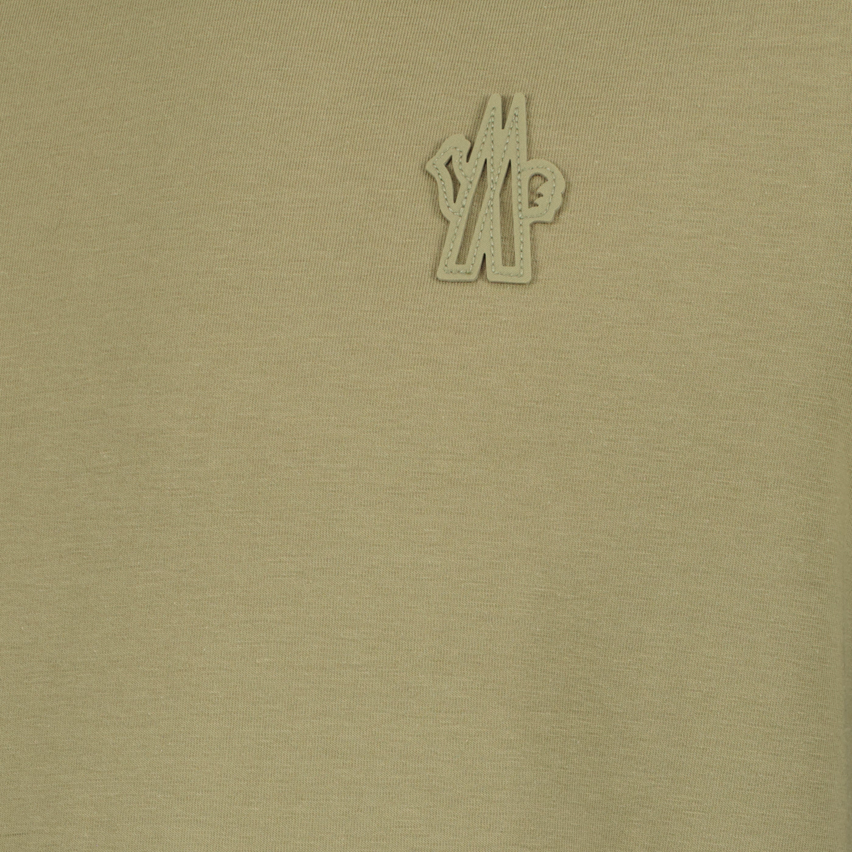 T-shirts Conjunto de três t-shirts de algodão em preto, bege e caqui Moncler Grenoble Multicolore Homme