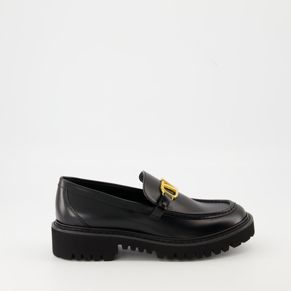 Mocassins VLogo 로퍼 Valentino Garavani Noir Femme