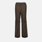 팬츠 Pantalon FF Fendi 갈색 Femme