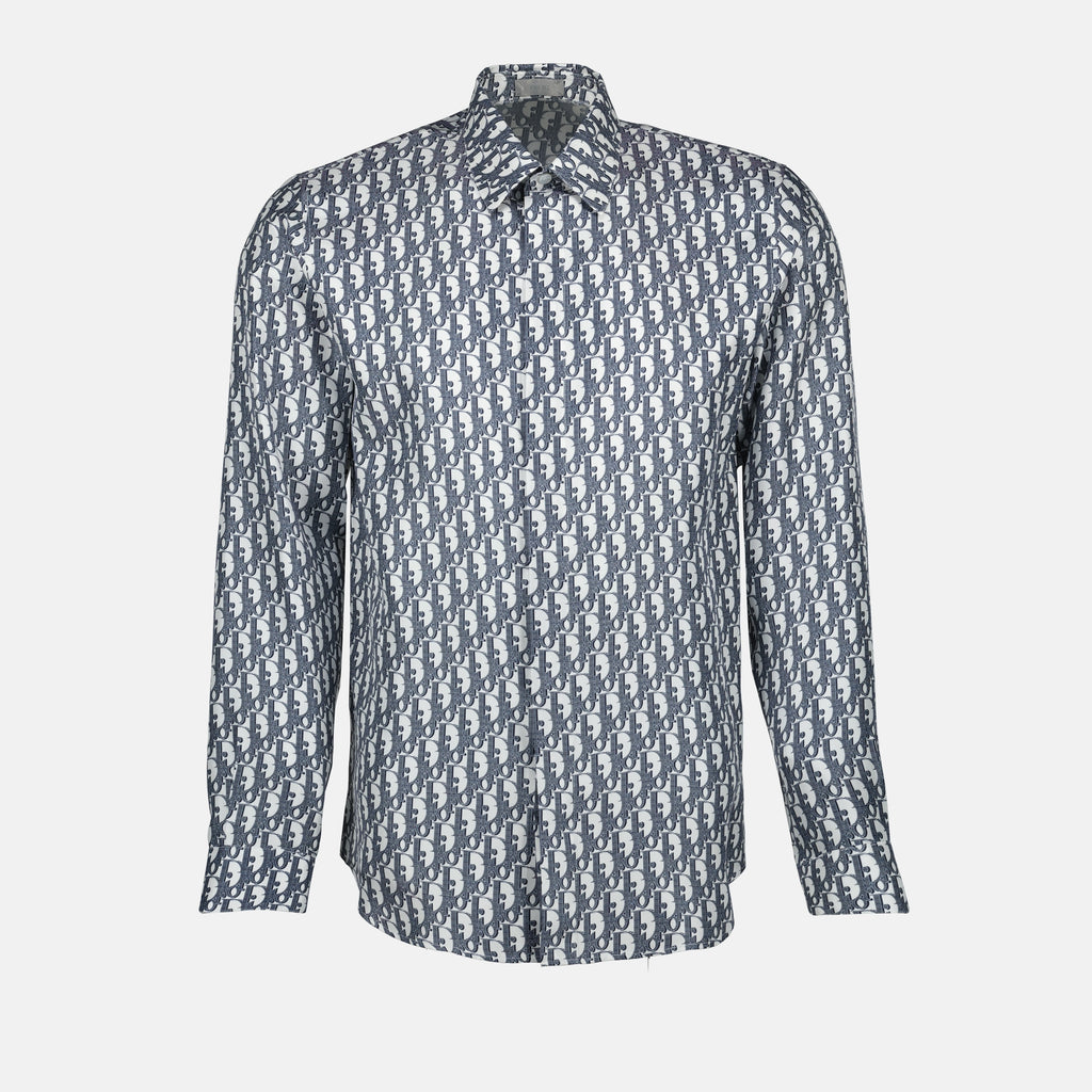 Camisas Camisa Dior Oblique Dior Azul escuro Homme