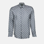 Camisas Camisa Dior Oblique Dior Azul escuro Homme