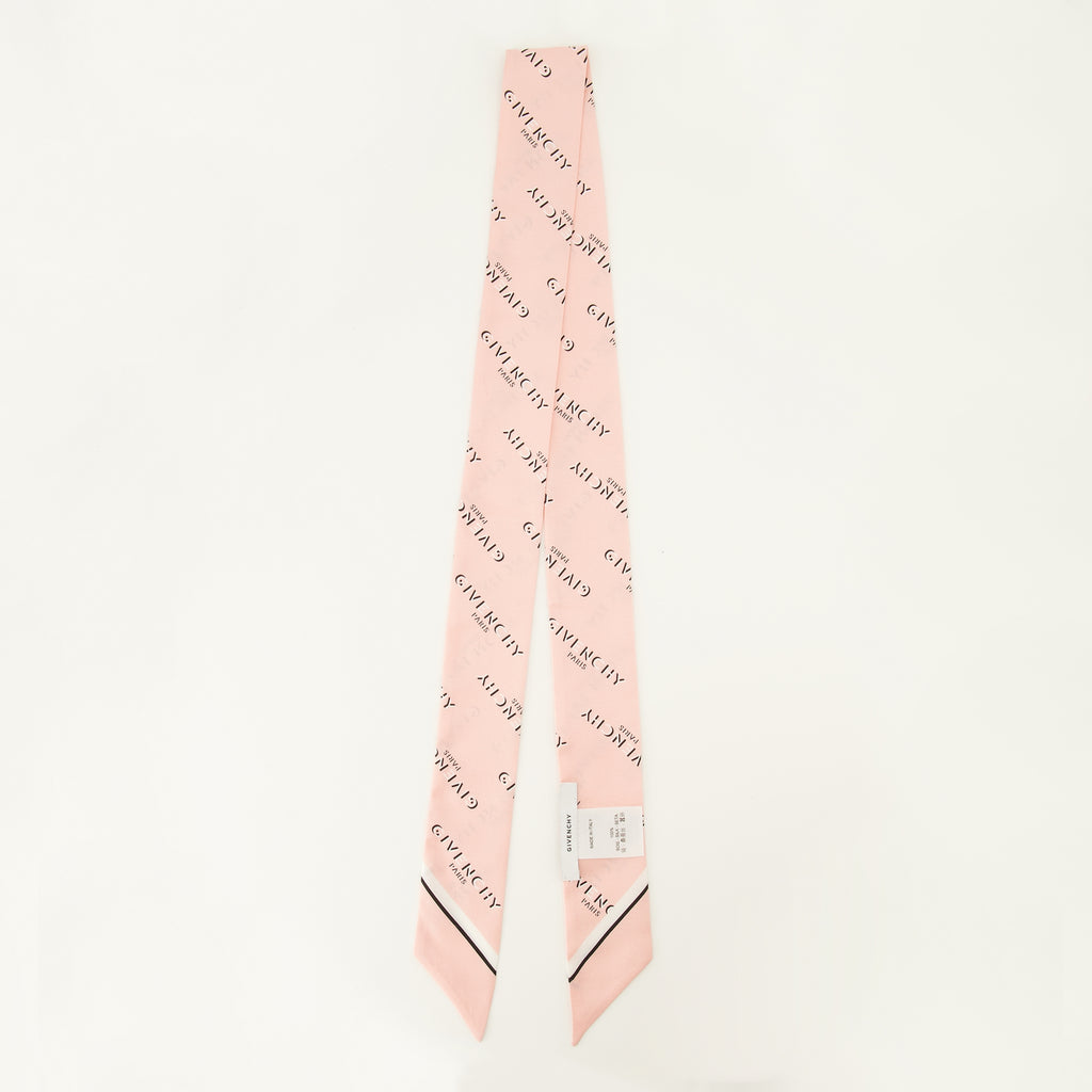 Écharpes, foulards et gants Bandeau en soie Shadow rose clair Givenchy Rose Femme