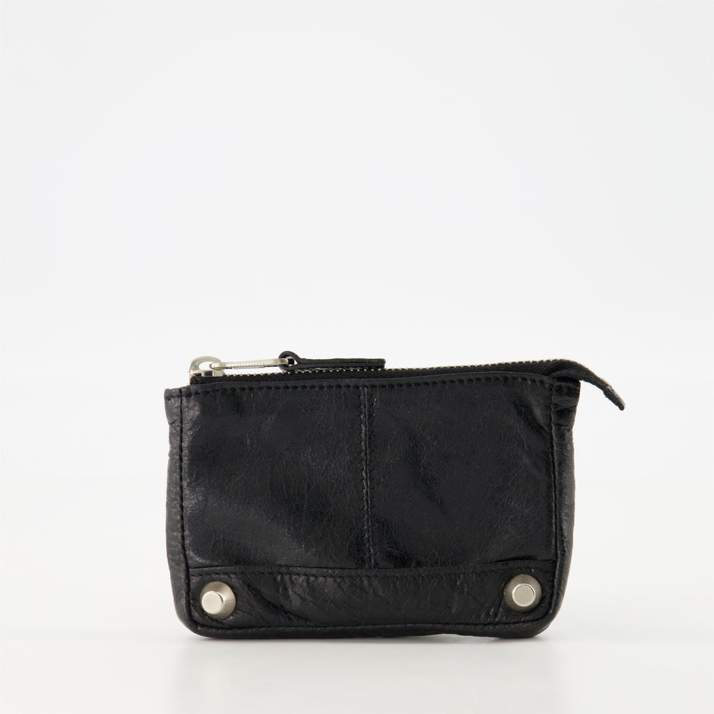 Kleine lederwaren Portemonnaie City Balenciaga Schwarz Homme