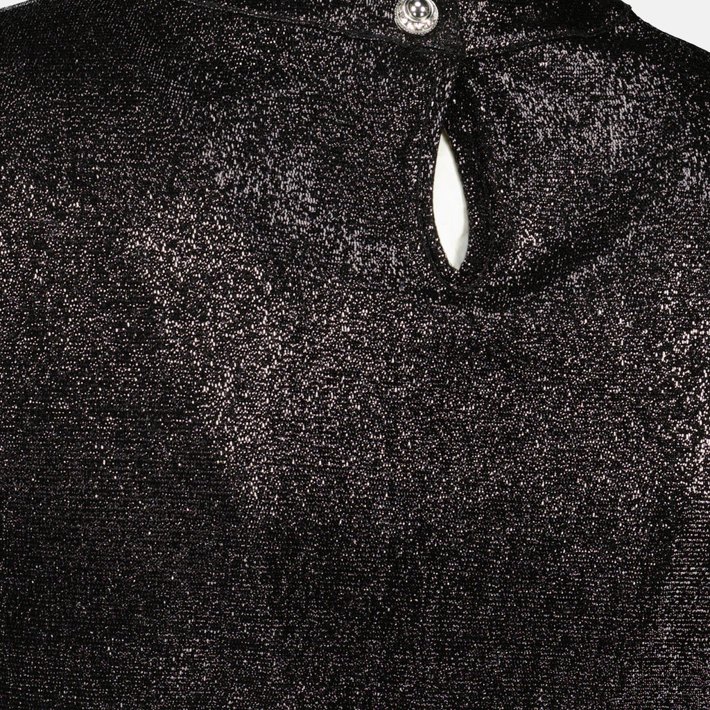 Imagen del top drapeado de jersey brillante de la marca Rabanne para Mujeres - Temporada Primavera-Verano 2026 - Vista Detallada 2