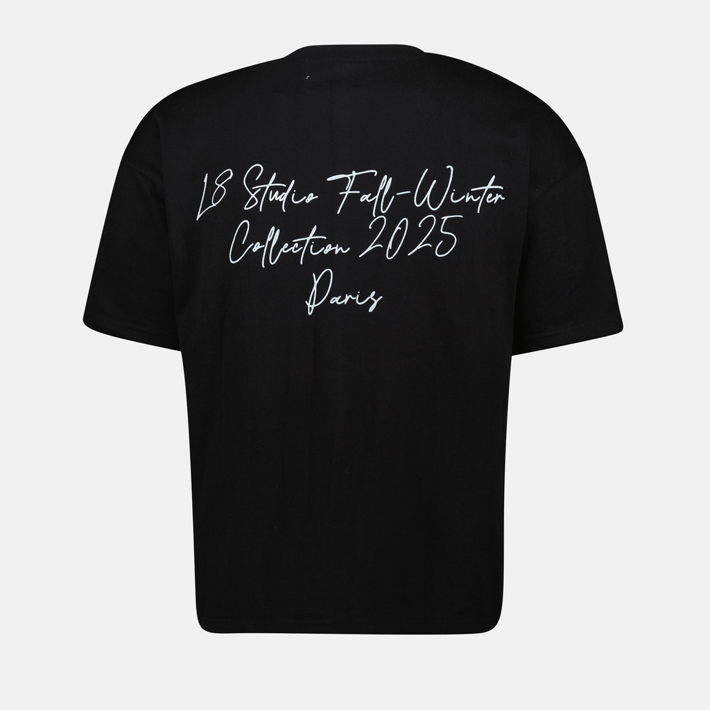 T-shirts T-shirt Socrate L8 Studio Noir Homme