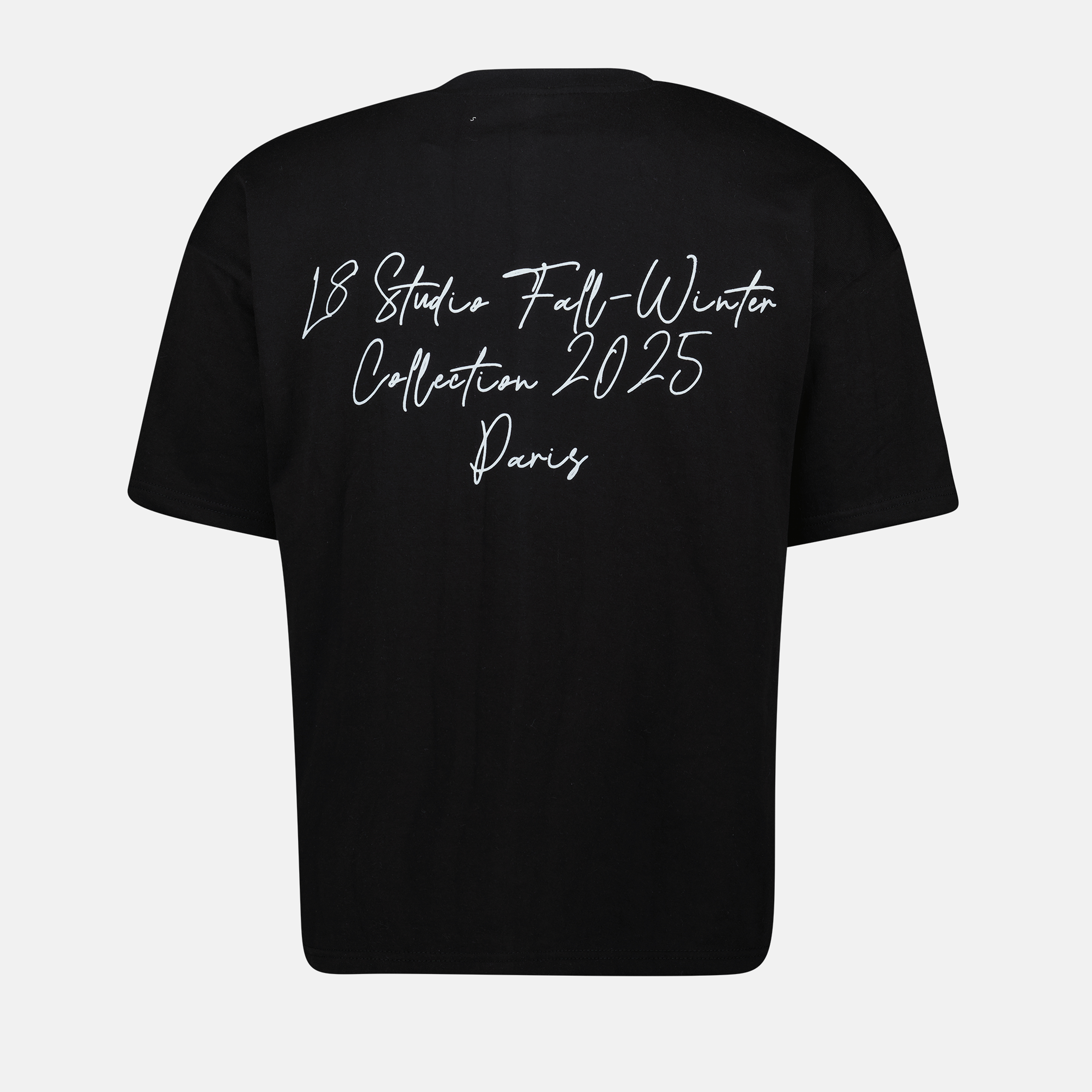 티셔츠 소크라테스 티셔츠 L8 Studio 검은색 Homme