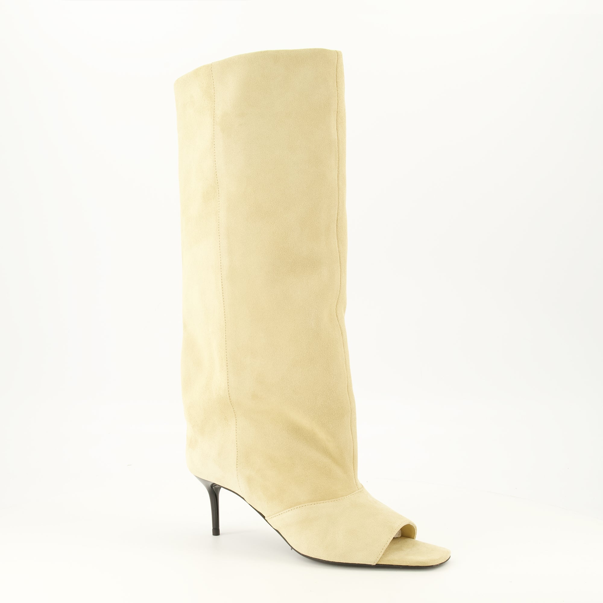 Bottes 베이지 스웨이드 부츠 Iro Beige Femme