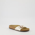 Chaussures ouvertes Sandali Madrid Birkenstock Beige Femme