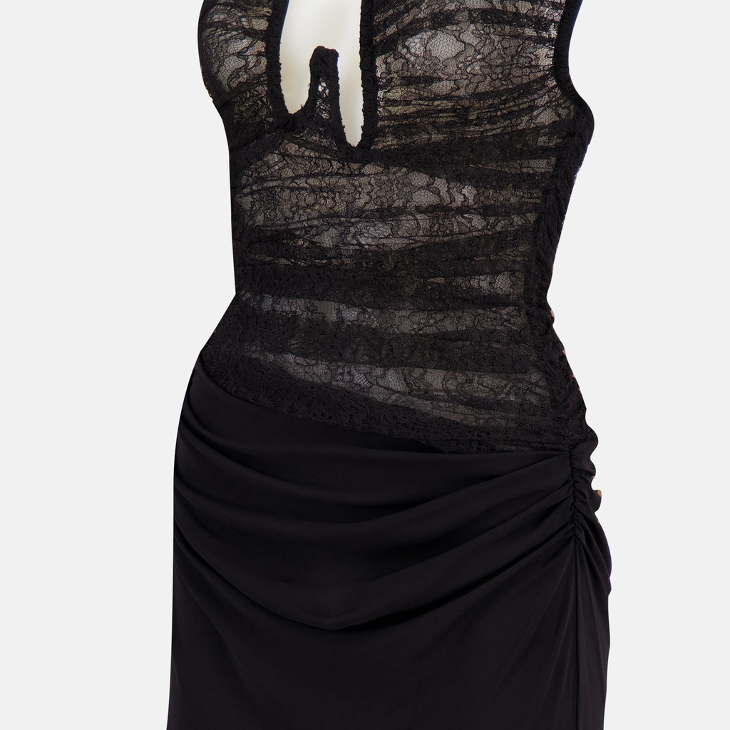 Robes Robe Salacia en dentelle Christopher Esber Noir Femme