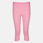 Pantalons Capri mit Pinkem Perlenlogo Marine Serre Rose Femme