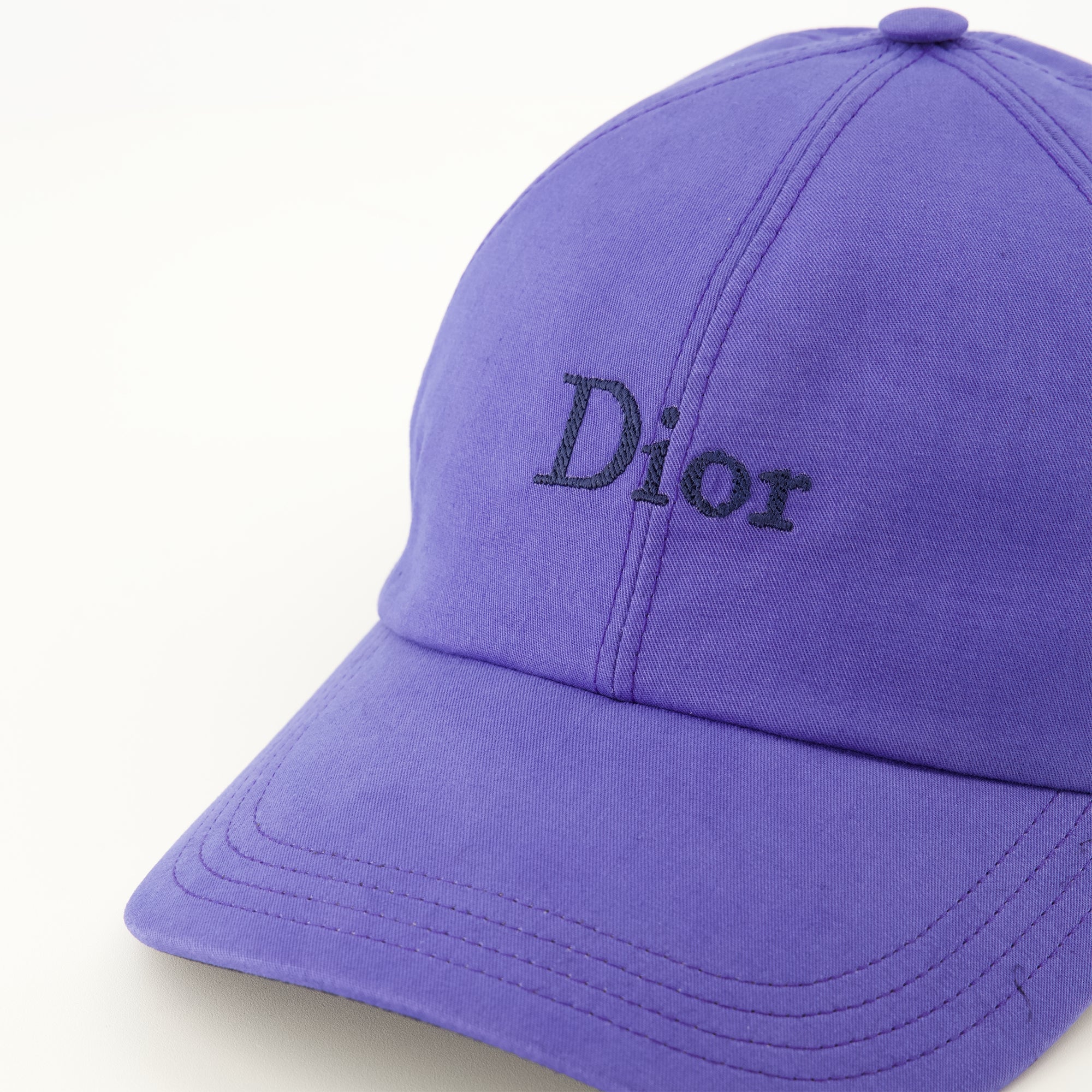 Chapeaux, casquettes et bonnets Navy Blaue Bestickte Kappe Dior Bleu foncé Homme