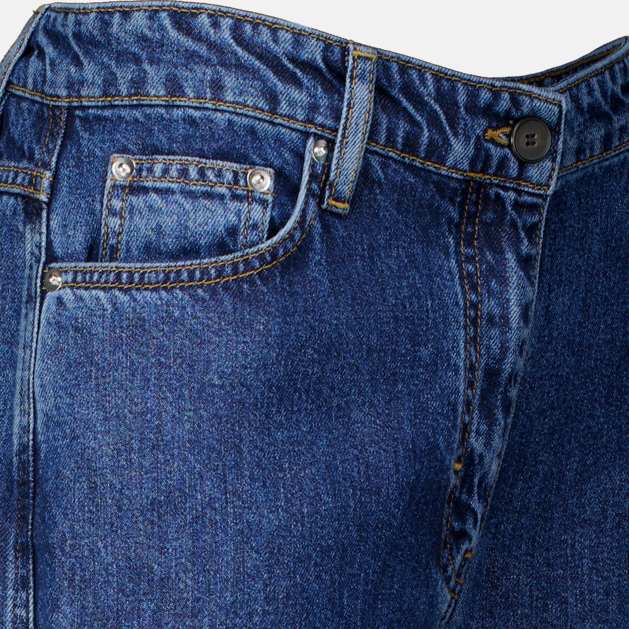 Pantalons Jeans Fluid in Denim Blu Scuro Iro Bleu foncé Femme