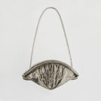 Bolsas de mão e de ombro Clutch de Malha Metalizada Rabanne Prata Femme