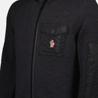 Vestes Veste en laine et nylon Moncler Grenoble Gris Homme