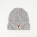 Hats, caps and beanies Gray Knit Beanie Moncler Gray Homme