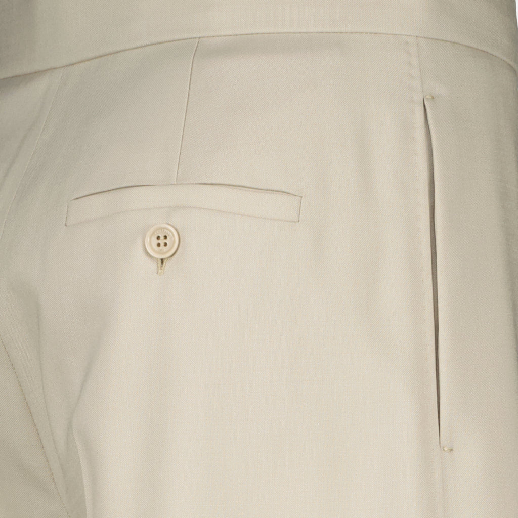 Bild der beige Woll-Bermuda der Marke Max Mara für Damen - Frühjahr/Sommer 2026 - Detaillierte Ansicht_2