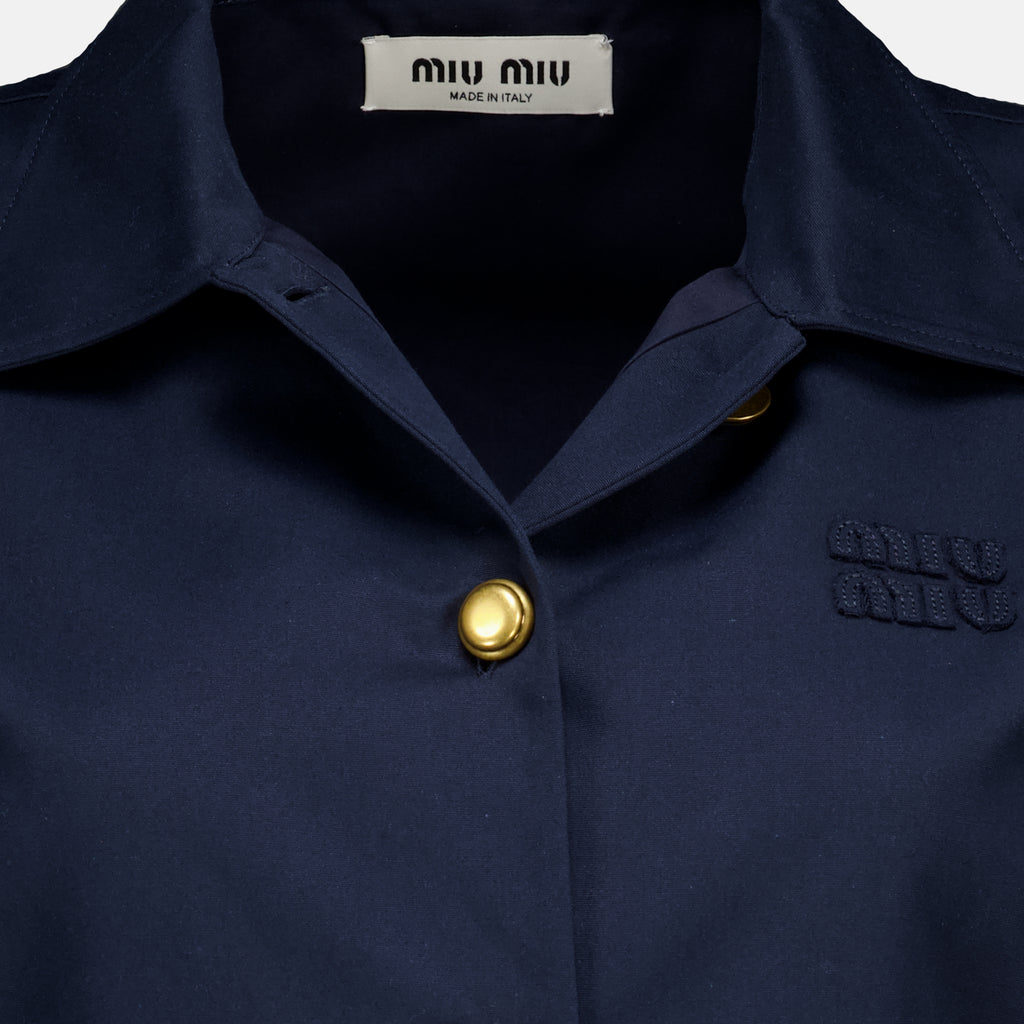Robes Navy Blau Kurzes Kleid Miu Miu Bleu foncé Femme