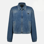 Bild des Artikels Blaue Denimjacke von Prada für Frauen - Frühjahr-Sommer 2026 - Vorderansicht