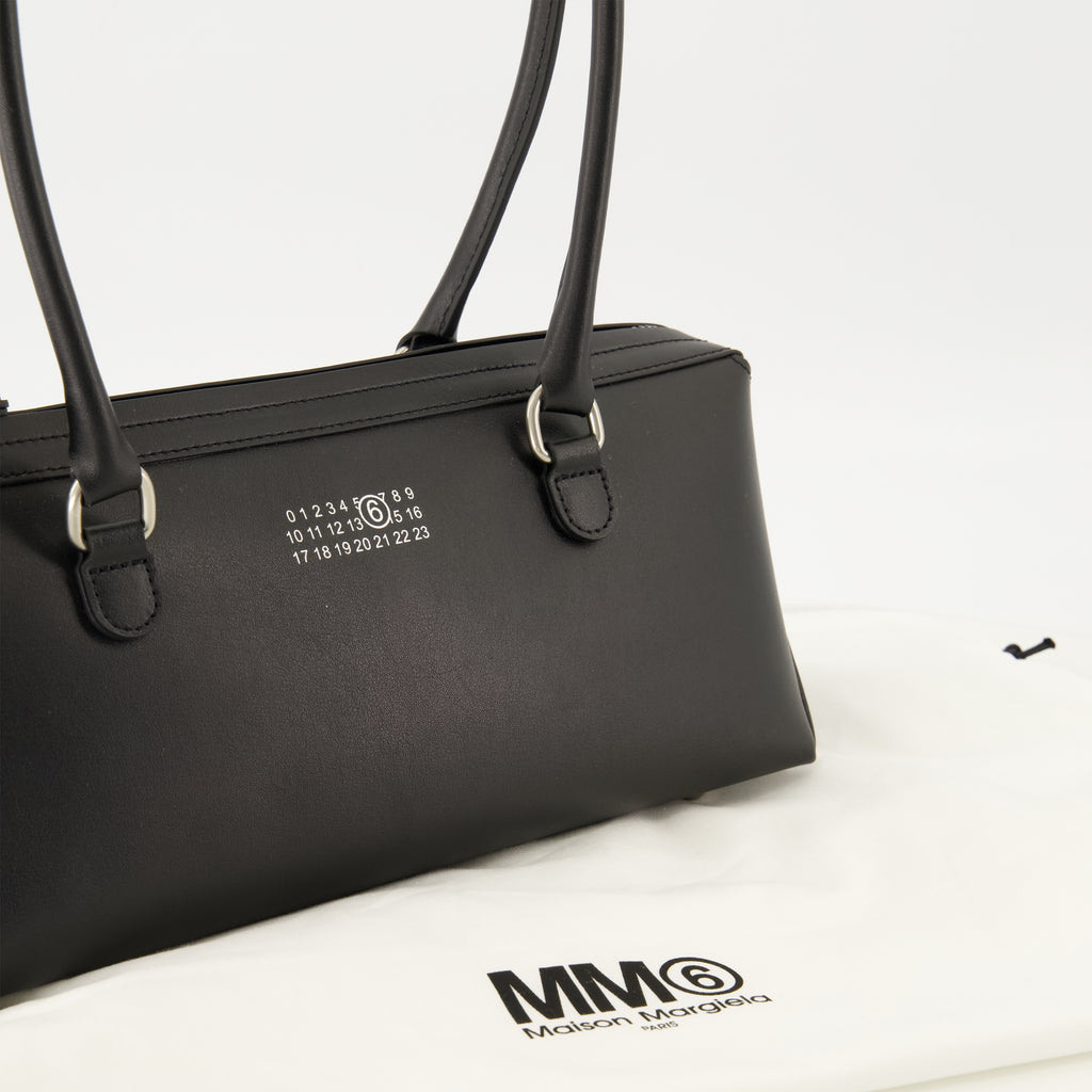 Sacs à main et épaule Bolso Bauletto de Cuero Negro Mm6 Noir Femme