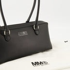 Sacs à main et épaule Borsa Bauletto in Pelle Nera Mm6 Noir Femme