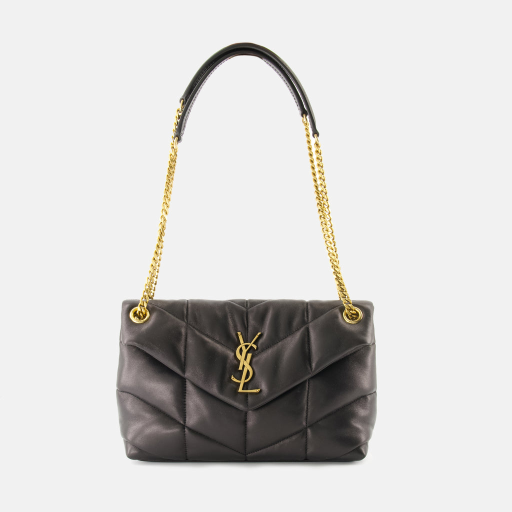 Bolsos de mano y al hombro Bolso Puffer Mediano Saint Laurent Negro Femme