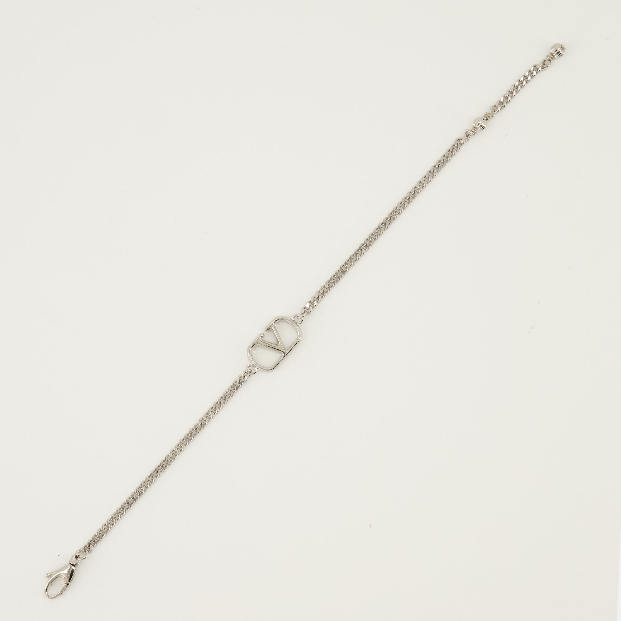 Image de l'article Bracelet VLogo argenté de la marque Valentino Garavani pour Homme - Saison Printemps-Été 2026 - Vue détaillée_2