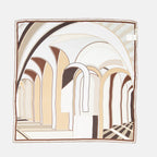 Écharpes, foulards et gants Carré de soie Fendi Marron Femme