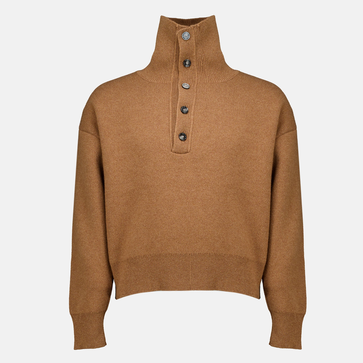 Sweatshirts Beige High Neck Sweater Ami PARIS Beige Unisexe