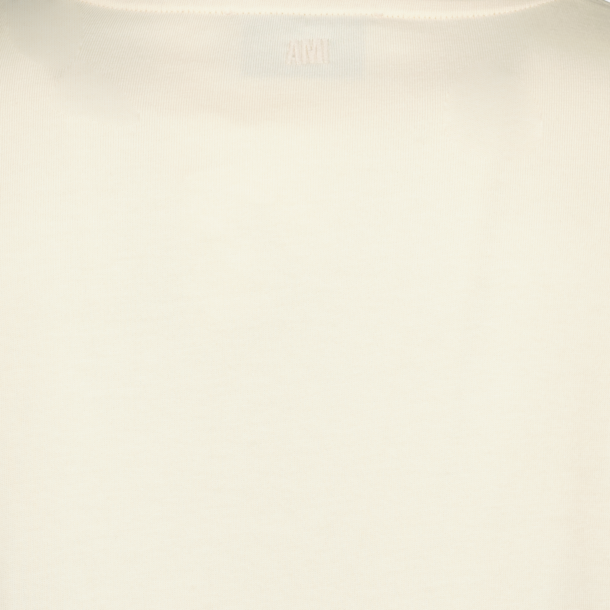 Camisetas T-shirt patch Ami Paris Ami PARIS Bege Unissex