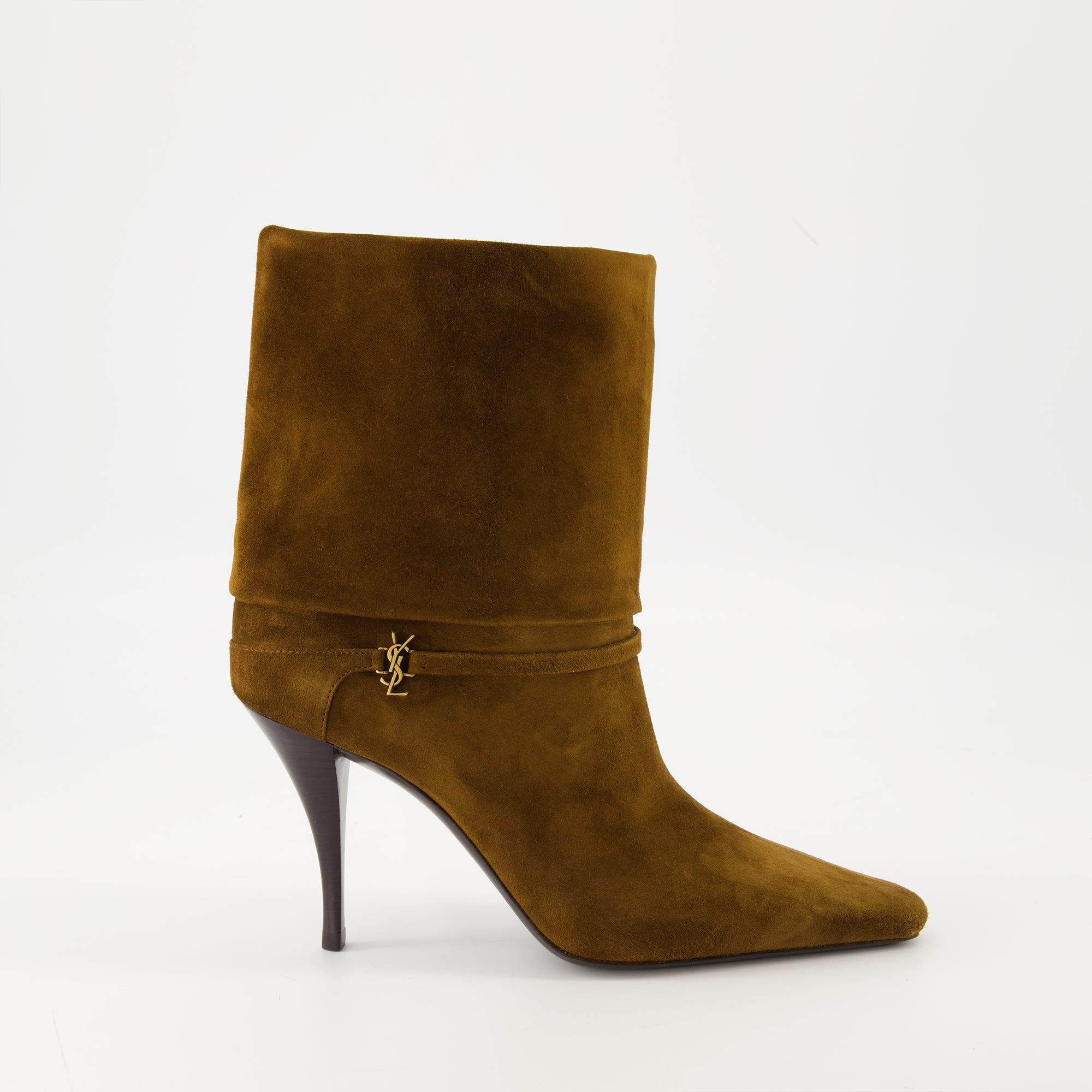 Image de l'article Bottines à talon Niki de la marque Saint Laurent pour Femme - Saison Automne-Hiver 2025 - Vue latérale droite