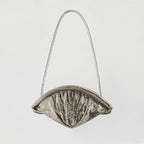 Bolsas de mão e de ombro Clutch de Malha Metalizada Rabanne Prata Femme