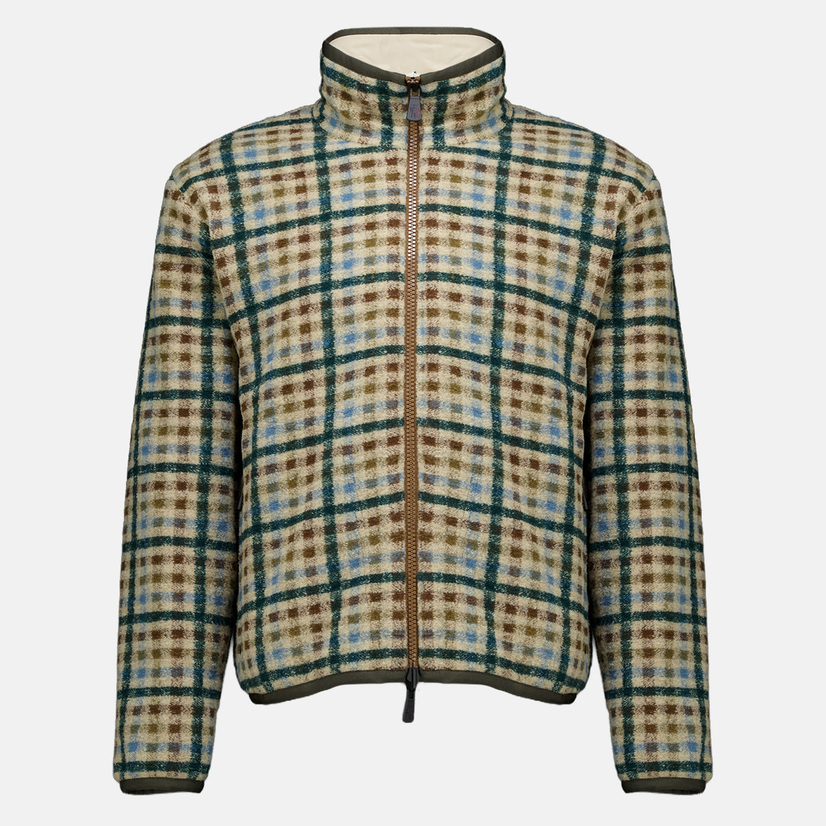Vestes Veste zippée réversible en teddy Moncler Grenoble Vert Homme