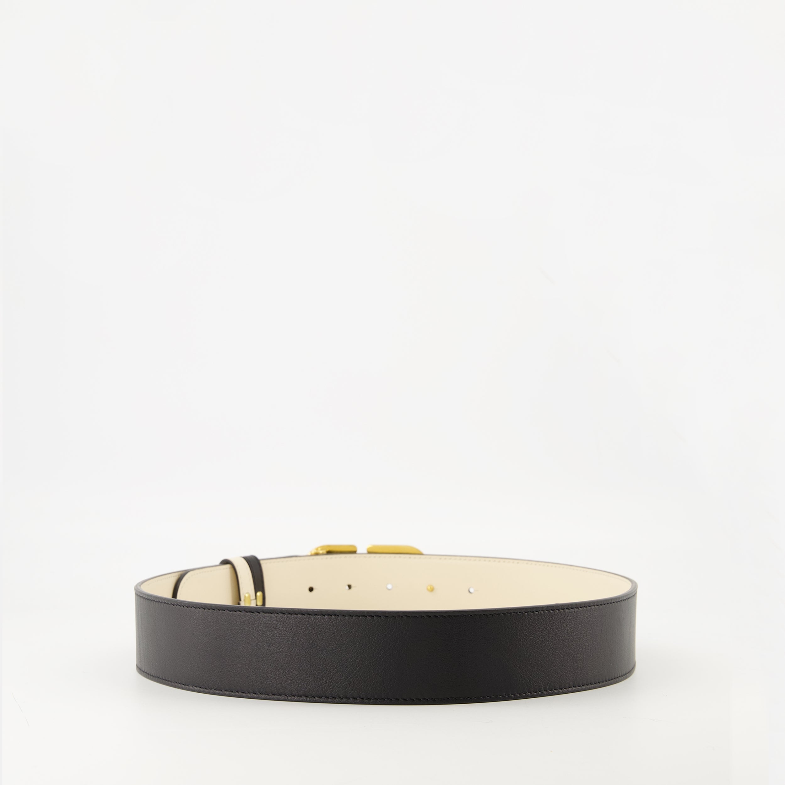 Image de l'article Ceinture Vlogo réversible blanche et noir 40 mm de la marque Valentino Garavani pour Femme - Saison Printemps-Été 2026 - Vue détaillée_3