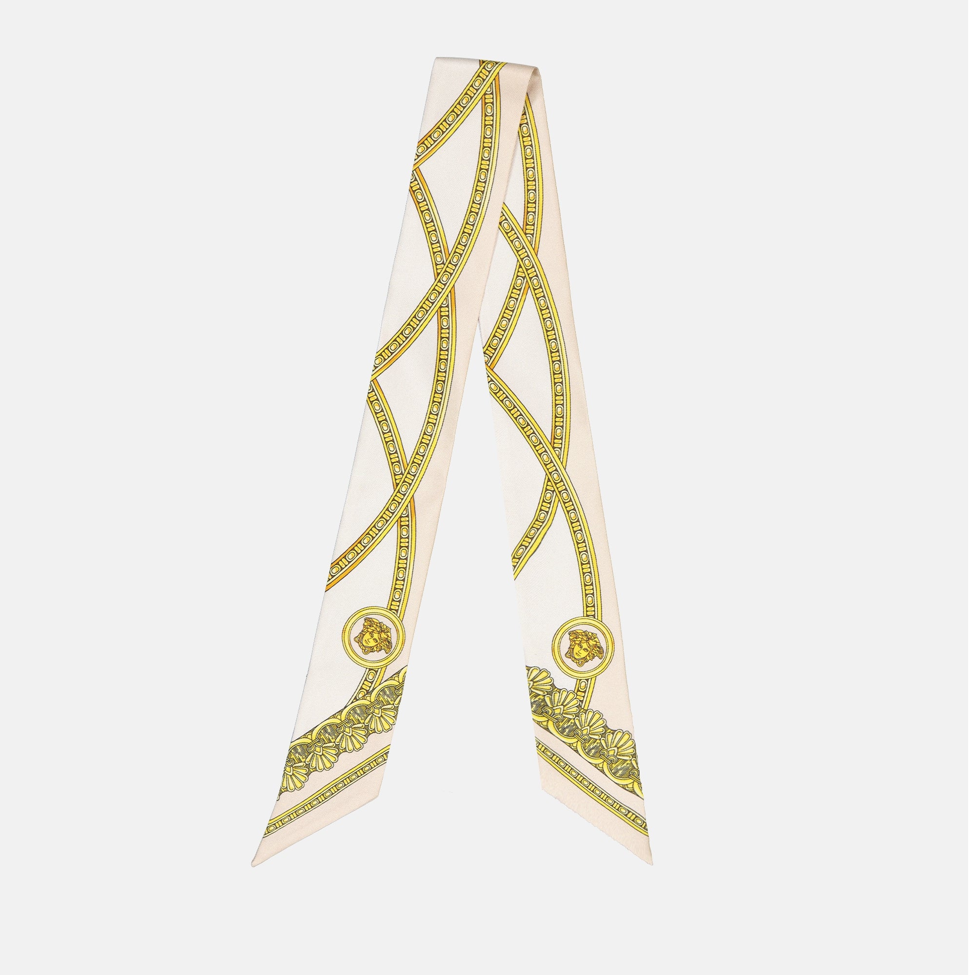 Écharpes, foulards et gants Bandeau en soie Versace Doré Femme