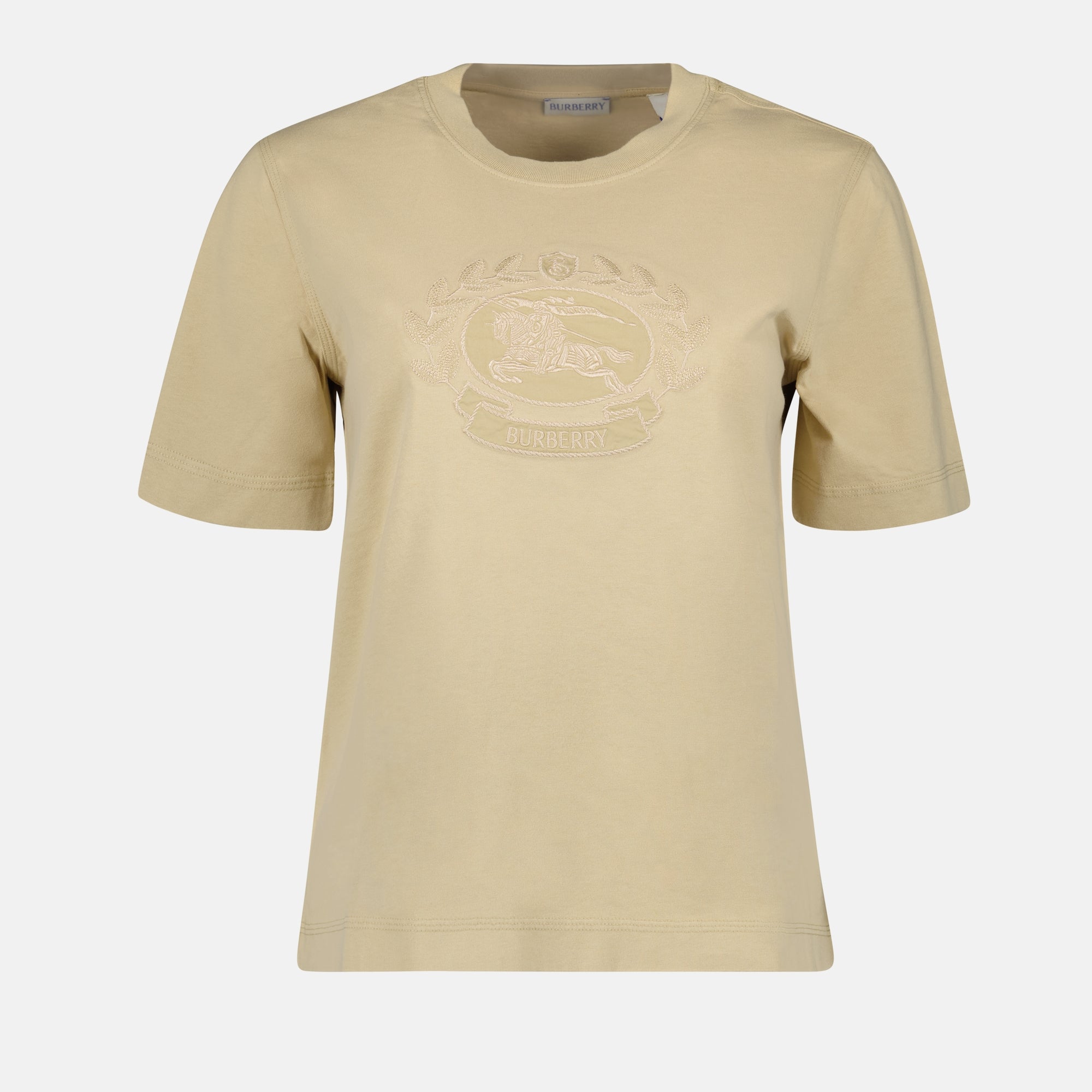 T-shirts T-shirt Cavalier Burberry Beige Femme