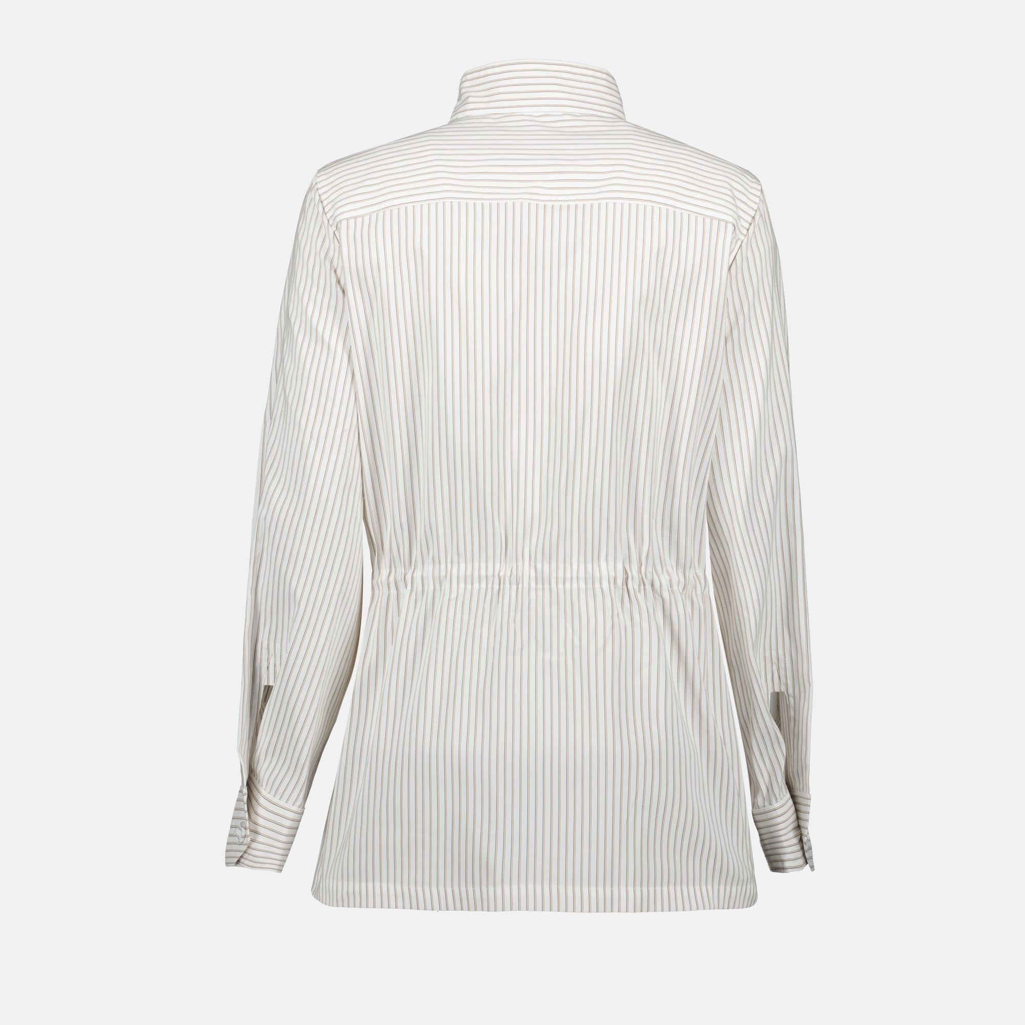 Vestes Veste cintrée à rayures Fendi Blanc Femme