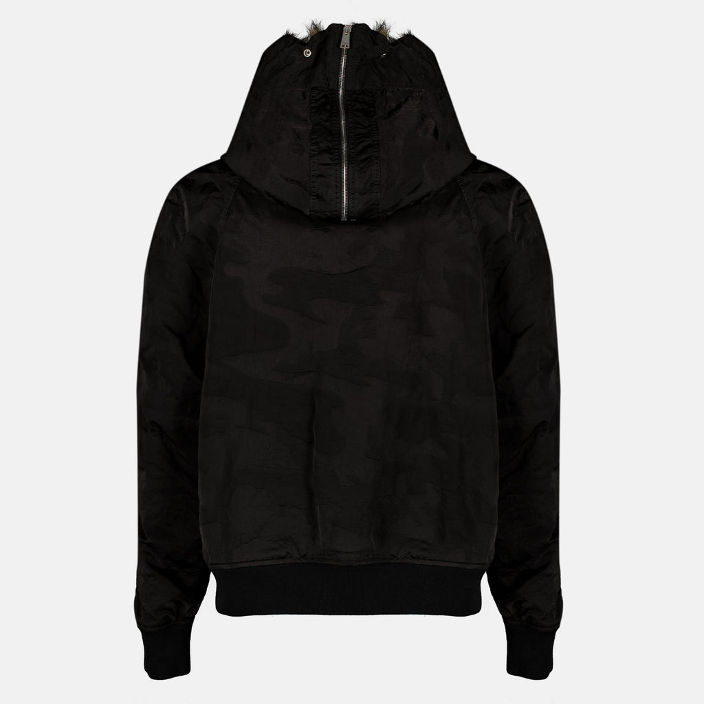 Manteaux Blouson bomber en nylon noir Fendi Noir Homme