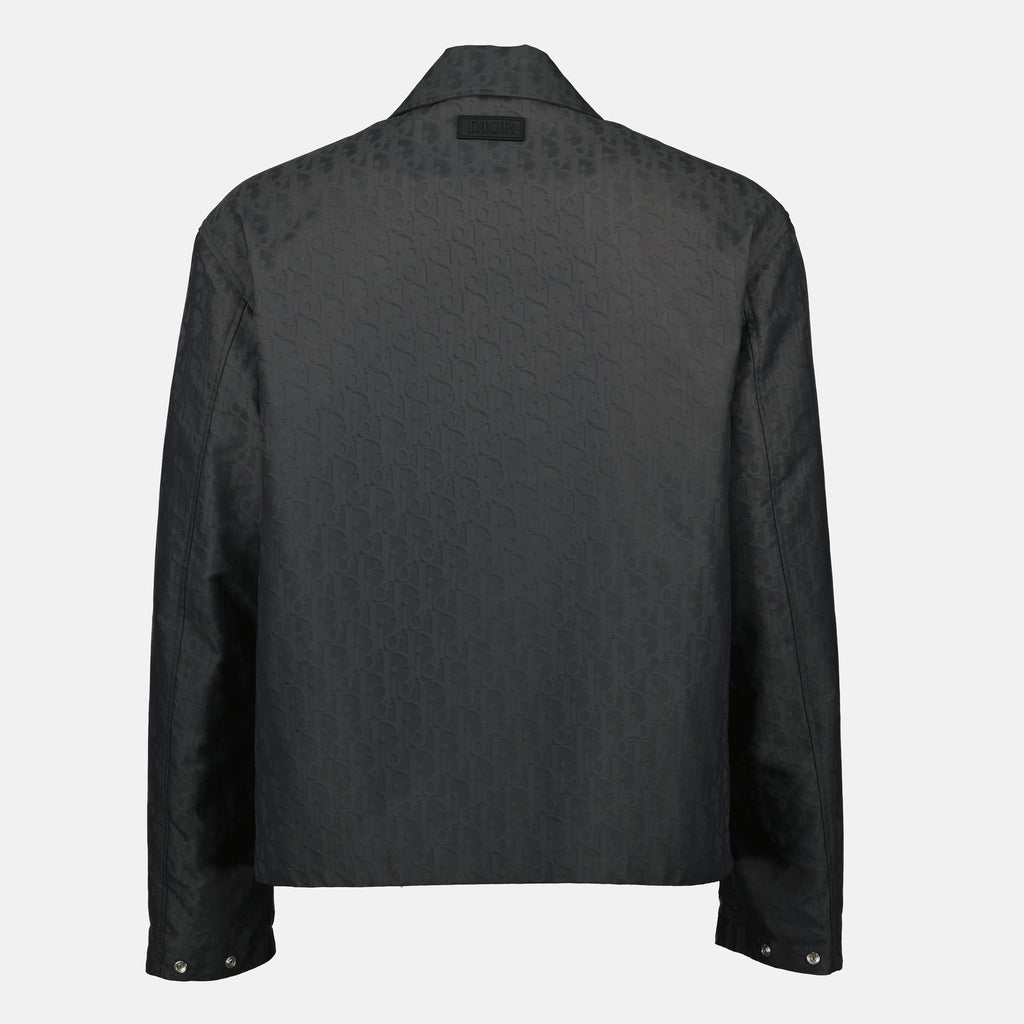 Immagine del Blouson Dior Oblique del marchio Dior per Uomo - Stagione Autunno-Inverno 2025 - Vista Posteriore