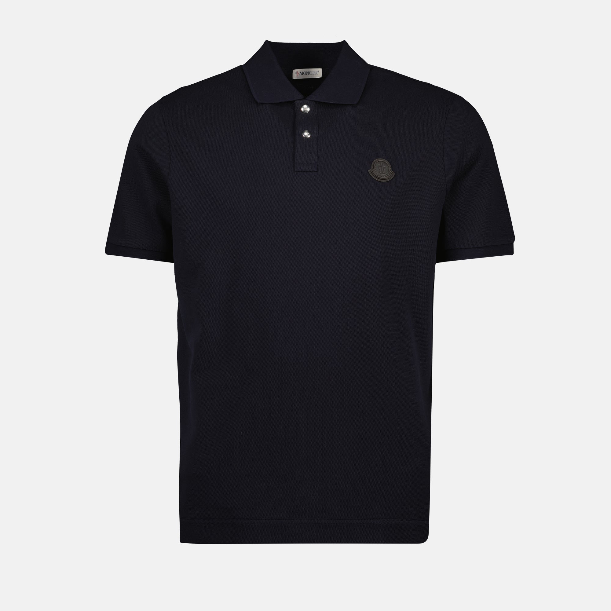 Polos Logo Polo Moncler Azul Oscuro Hombres