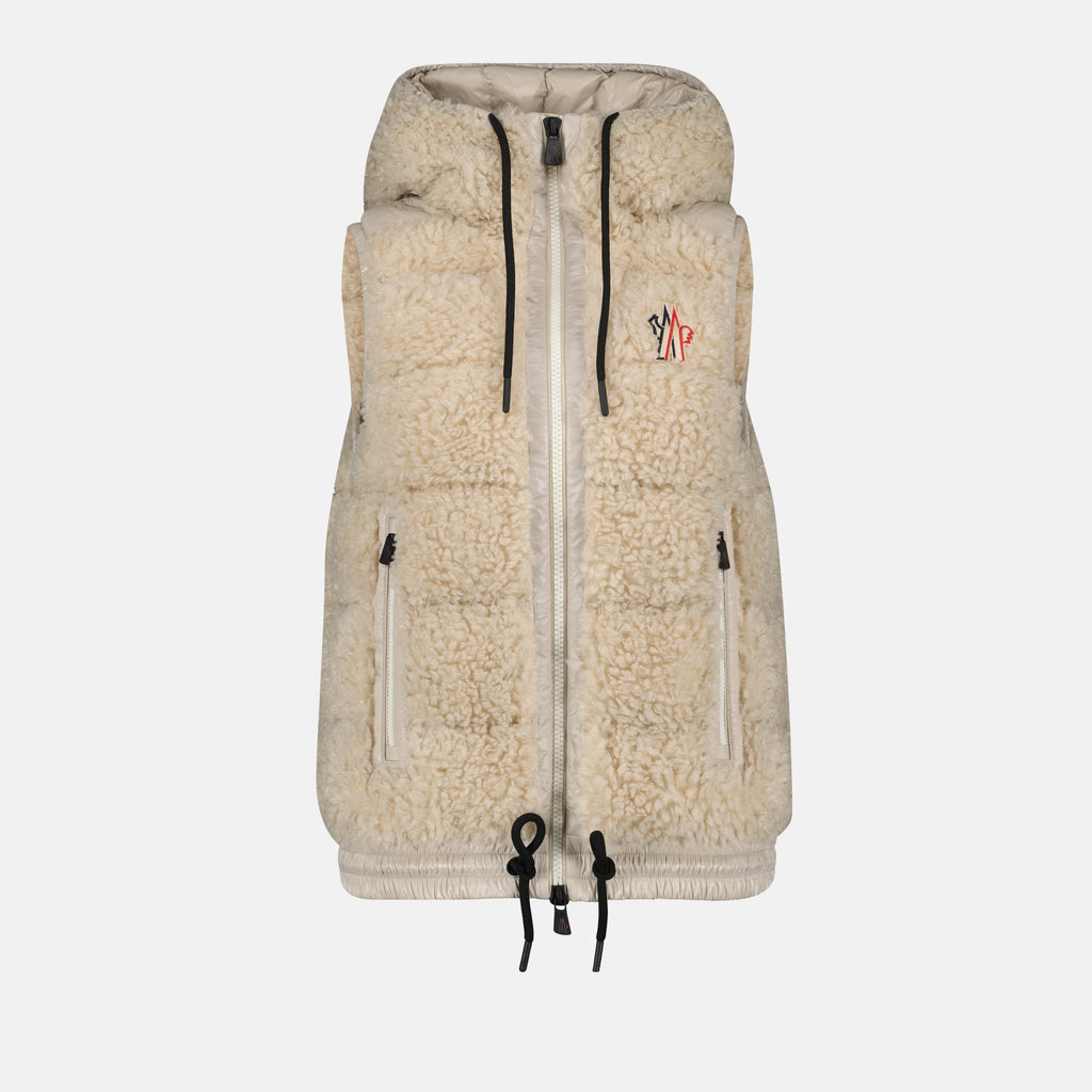 Vestes Doudoune sans manches Moncler Grenoble Beige Femme