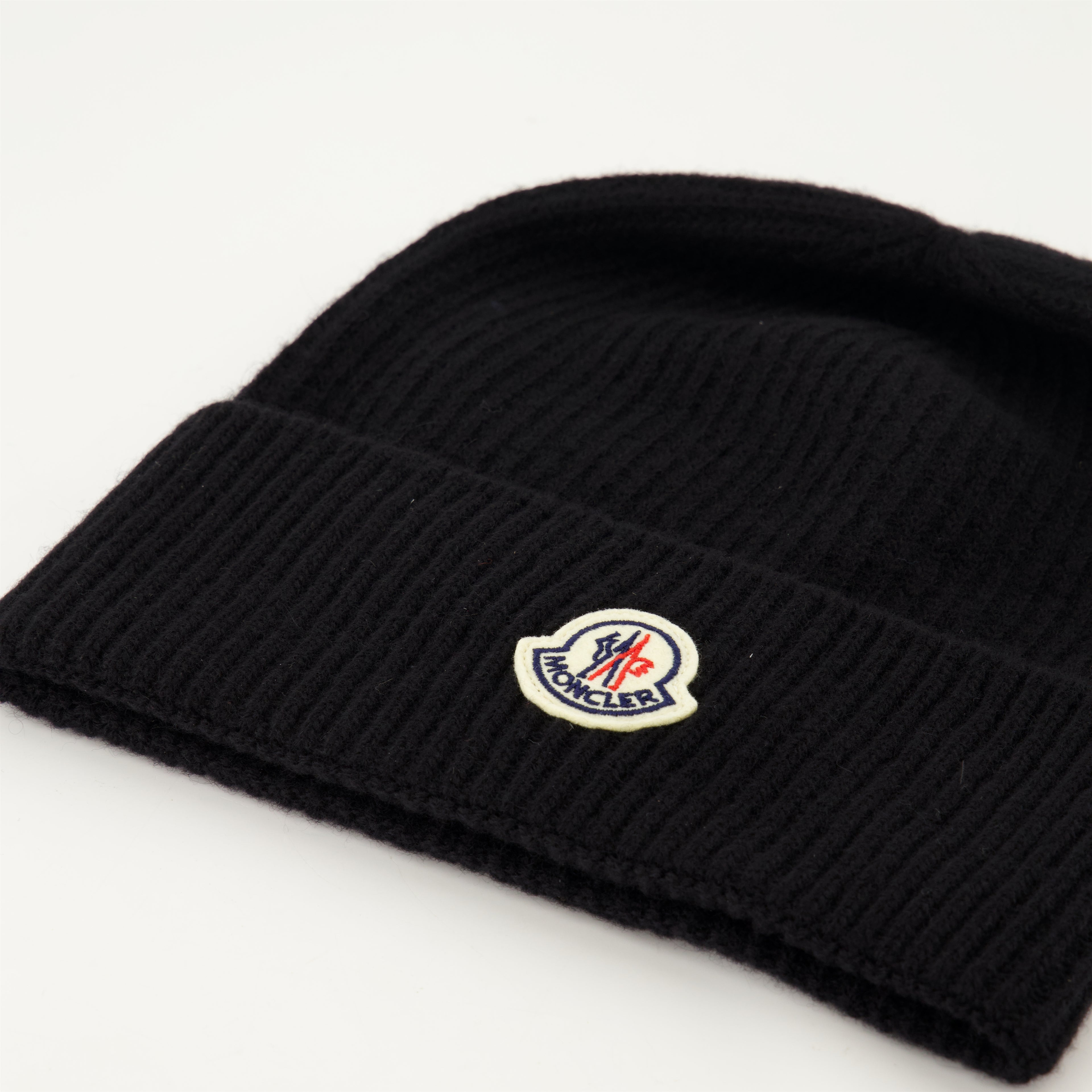 Hats, caps and beanies Wool and Cashmere Beanie Moncler Black Homme