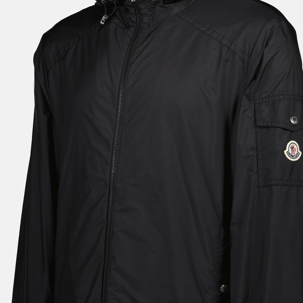 Jaquetas Corta-Vento Etiache com Capuz Moncler Preto Homme