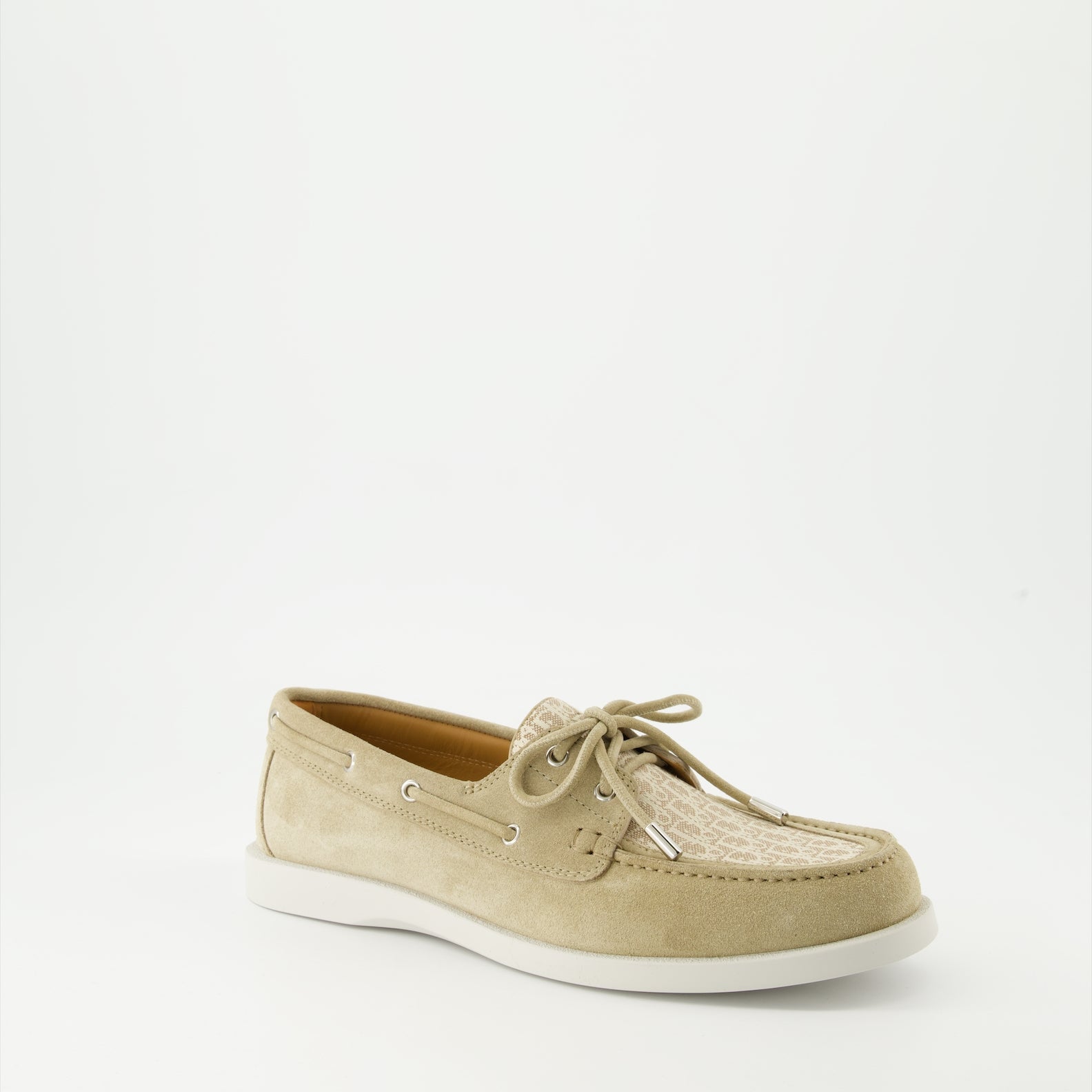 Chaussures de ville Chaussures bateau Granville Dior Beige Homme