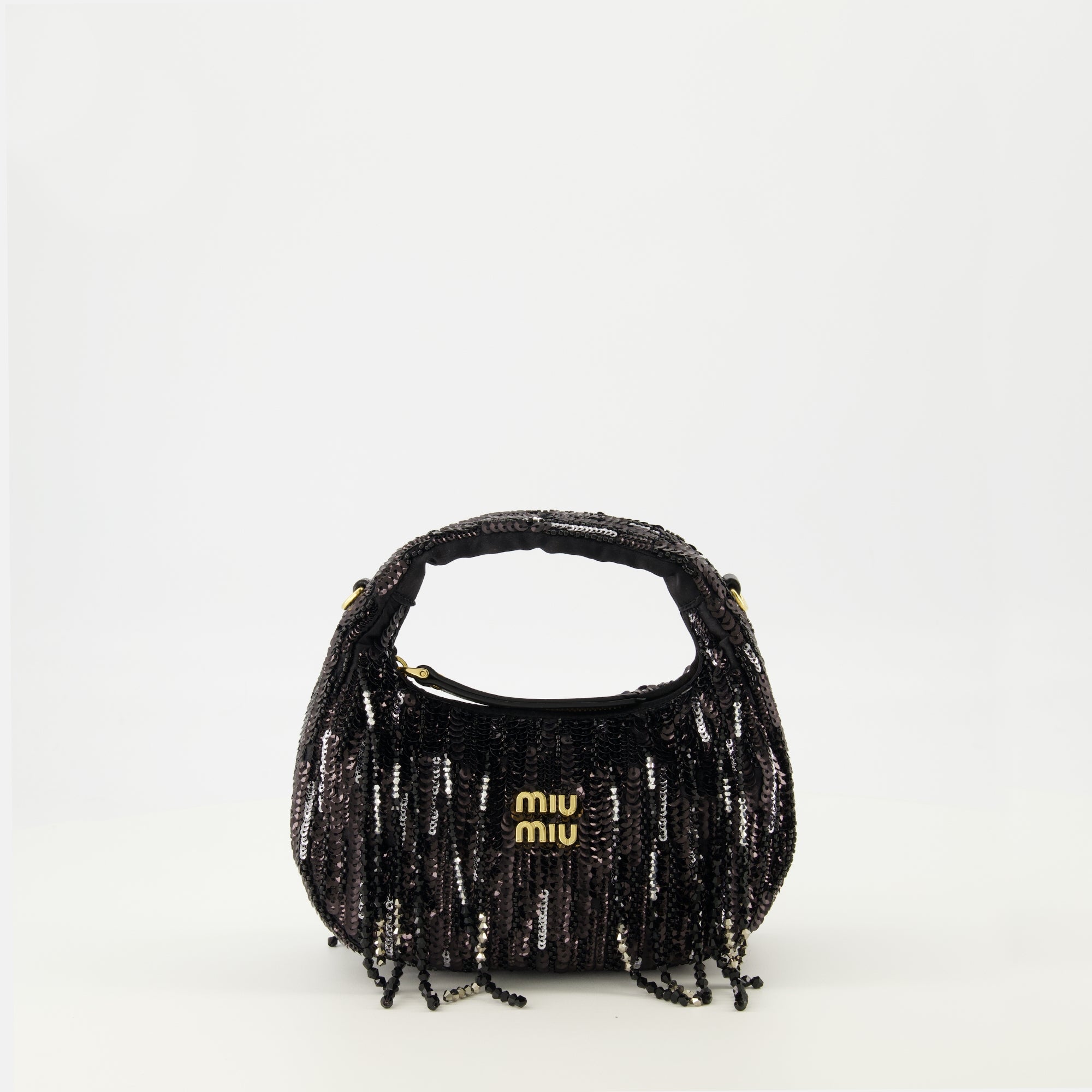 Image of the Miu Miu Women's Wander Mini Sequin Bag - Spring/Summer 2026 - Front View